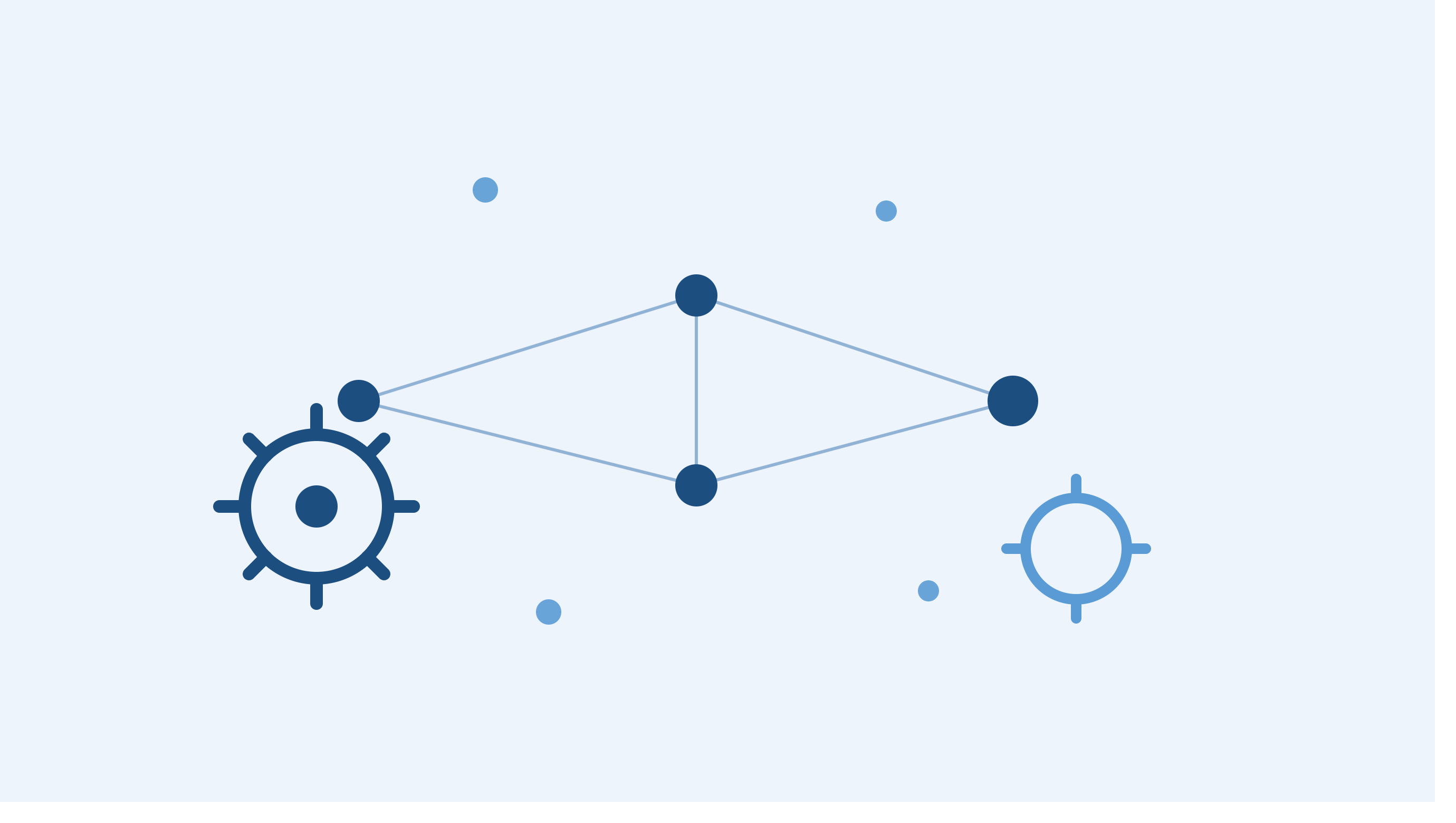 Ilustração de rede neural conectada a engrenagens e painéis de dados, representando automação de processos empresariais com inteligência artificial.
